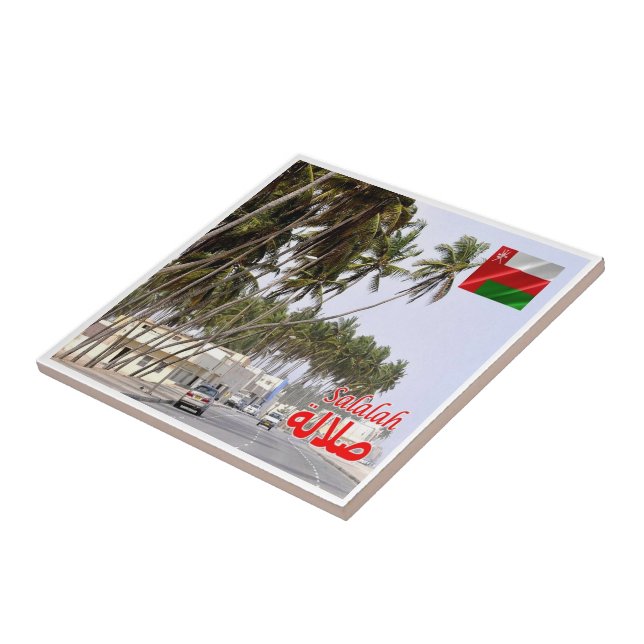 OM007 SALALAH, Oman, Asien Kakelplatta (Sidan)