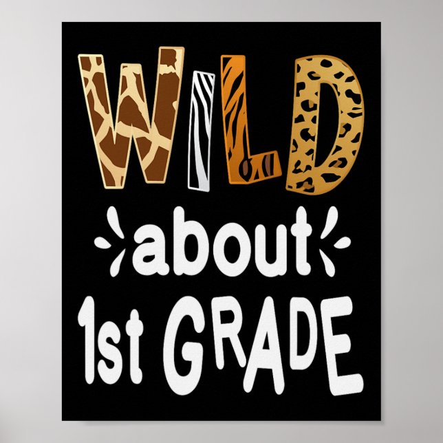 Om 1:a Klass-välkomstdagen, första Back to school- Poster (Framsidan)