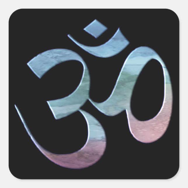 Om 1 fyrkantigt klistermärke (Framsida)