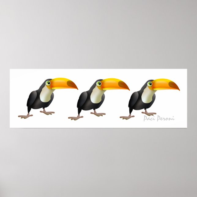 Om 2 Toucan, 3 Toucan också - SRF Poster (Framsidan)