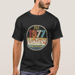 om 45 Dekorationer på födelsedagen 45:e BDay 1977 T Shirt
