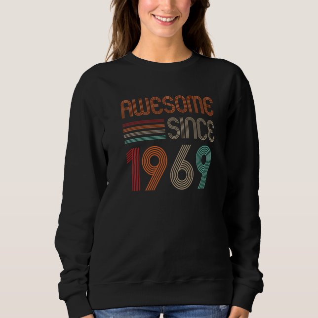 om 53 år gamla Fantastisk sedan 1969 53:e födseln T Shirt (Framsida)
