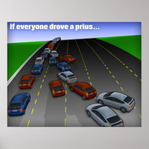Om alla körde en prius... poster