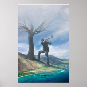 Om alla träd var ett träd poster
