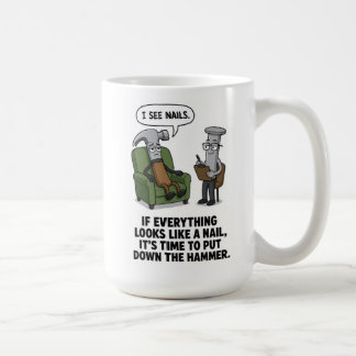 Om allt ser ut som en spik Mugg