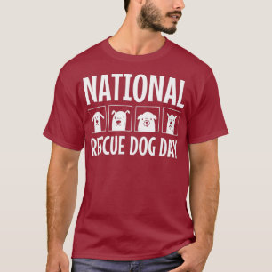 om antagande av en Hund Gift för Rädding Hundar Ca T Shirt