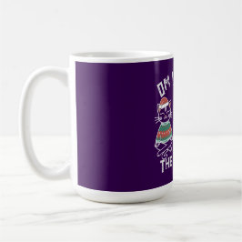 Om är där kattarna är - den roliga julen kaffemugg