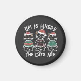 Om är där katterna är aktiva magnet