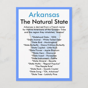 Om Arkansas Vykort