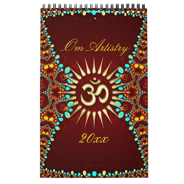 OM Artistry Yoga New Age Meditational Calendors Kalender (Omslag)