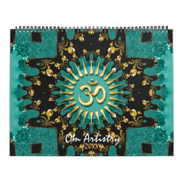 OM Artistry Yoga New Age Meditational Calendors Kalender