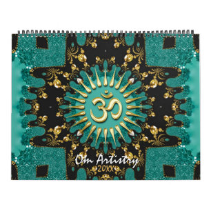 OM Artistry Yoga New Age Meditational Calendors Kalender