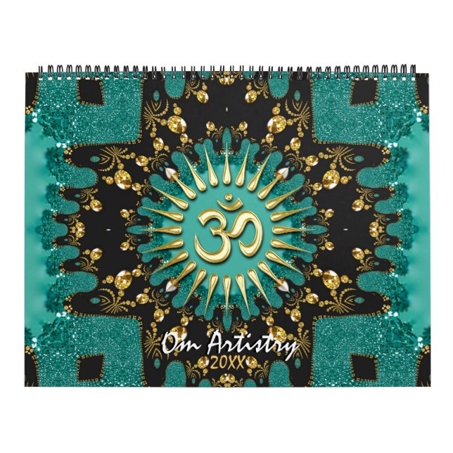 OM Artistry Yoga New Age Meditational Calendors Kalender (Omslag)