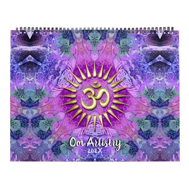 OM Artistry Yoga NewAge Meditational Mandala Kalender (Omslag)