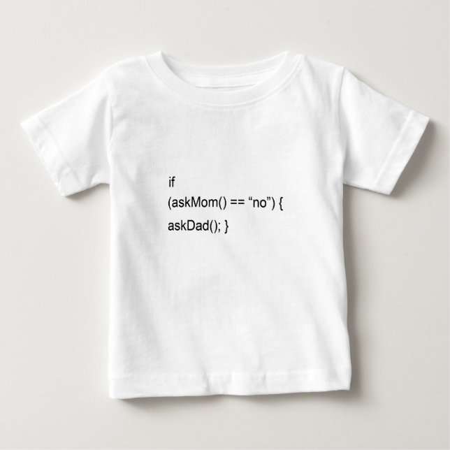 om AskMom likställer inget, AskDad Tee (Framsida)