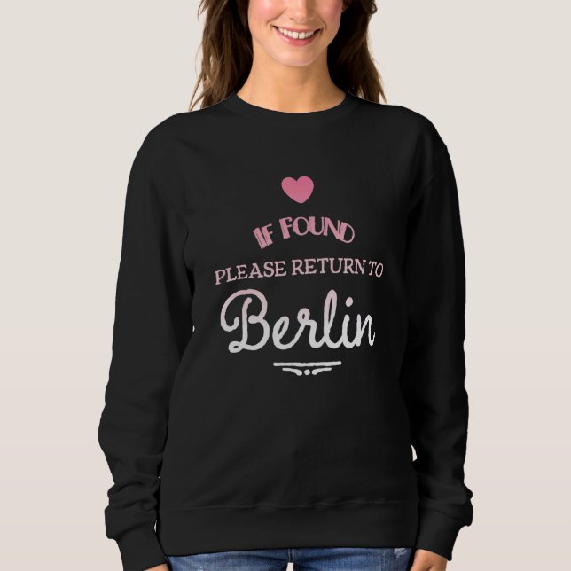 Om återkomst till Berlin hittas T Shirt (Framsida)