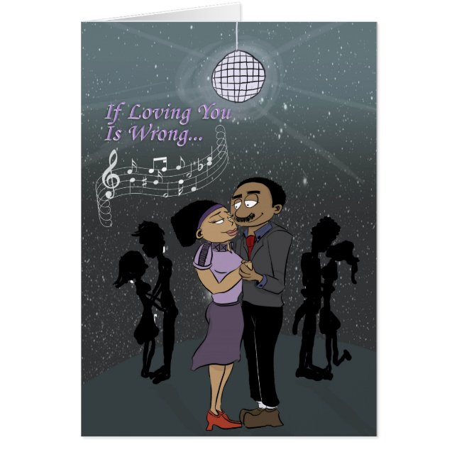 Om att älska dig är felt hälsningskort (Framsidan)