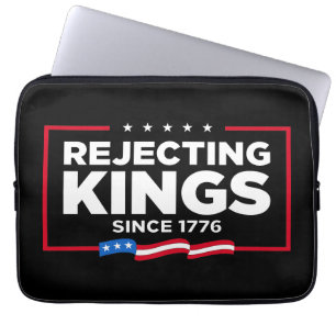 om att avvisa Kung sedan 1776, Patriotic USA flagg Laptop Fodral