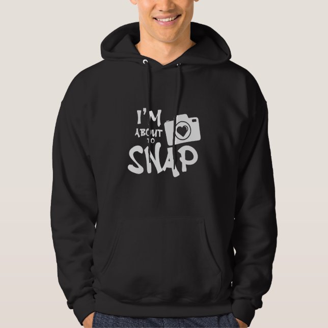 Om att Fäst - Kamera Hoodie (Framsida)