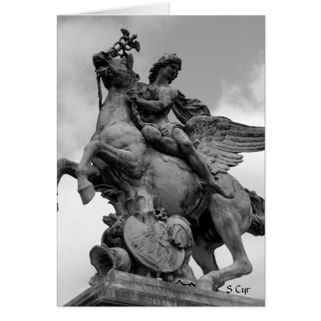 Om att ta över, S Cyr Hälsningskort (Framsidan)