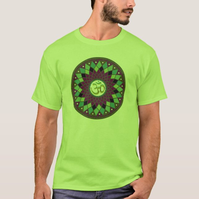 OM / AUM mandala T-shirt (Framsida)