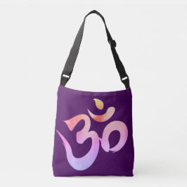 Om, Aum Mantra, Watercolor om Tote Axelväska