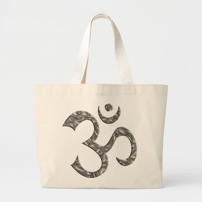 OM/AUM - SILVER JUMBO TYGKASSE (Framsidan)
