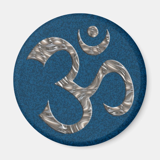 OM/AUM - SILVER MAGNET (Framsidan)