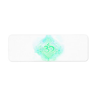 om aum-symbol Returadressetikett Returadress Etikett