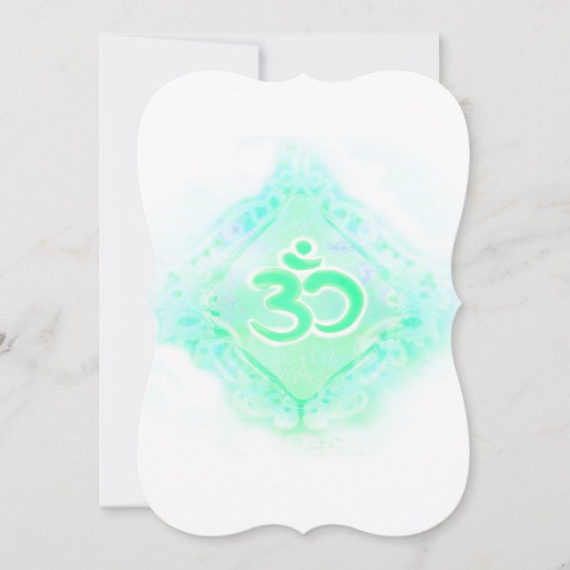 om aum-symbolinbjudan inbjudningar (Framsida)