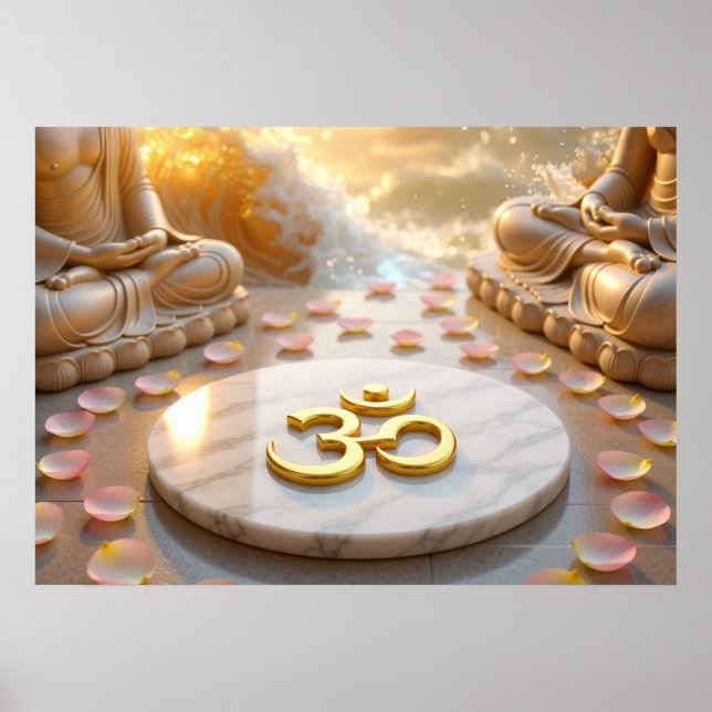 OM - AUM - ZEN BUDDHISM POSTER (Framsidan)