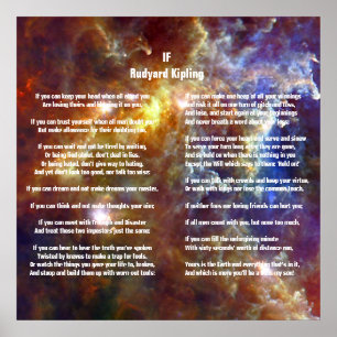 Om av Rudyard Kipling Poster
