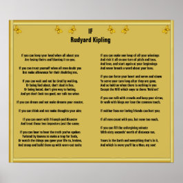 Om av Rudyard Kipling Poster