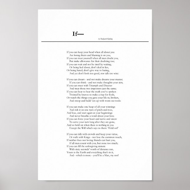 Om— av Rudyard Kipling Poster (Framsidan)