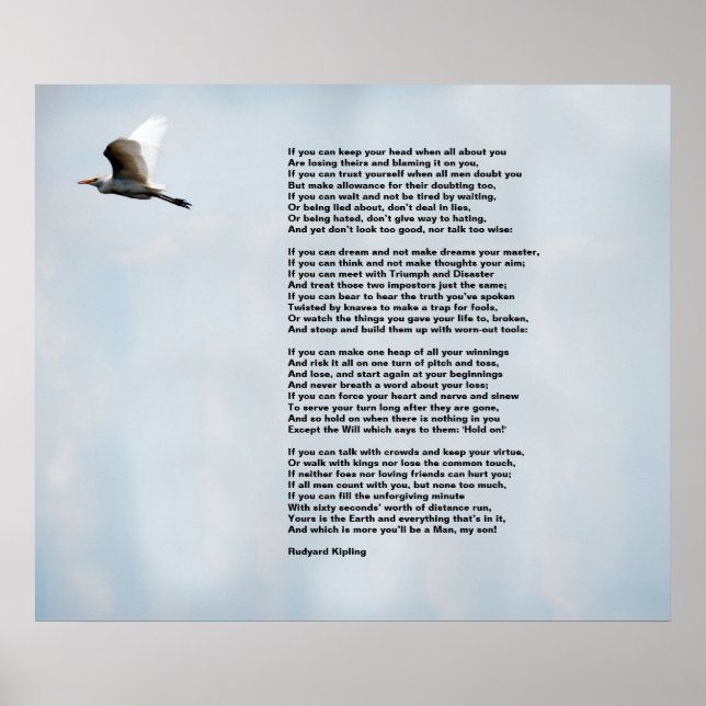 Om av Rudyard Kipling Poster (Framsidan)