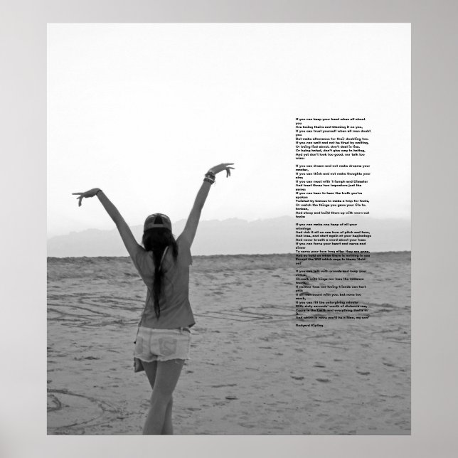 Om av Rudyard Kipling Poster (Framsidan)