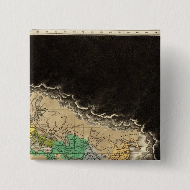 om avhysning av Charlemagne 814 AD Knapp (Framsida)