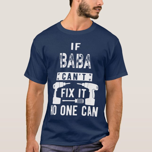 Om Baba inte kan fixa det kan ingen Persia Persisk T Shirt (Framsida)