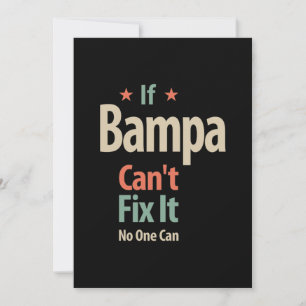 Om Bampa inte kan åtgärda det kan ingen FAR Tack Kort