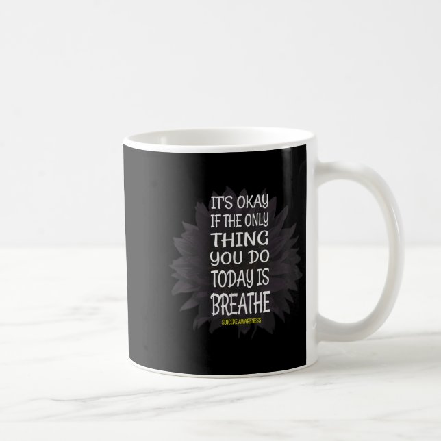 Om bara Sak du gör det så bryter du självmord P Kaffemugg (Höger)