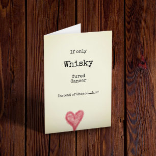 Om bara whisky botade cancer i stället för kemo kort