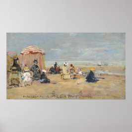 om Beach-Eugène Boudin Fine Art Poster