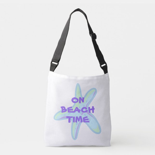 Om Beach Time Starfish Crossbody-blocket Axelväska (Framsida)