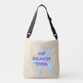 Om Beach Time Starfish Crossbody-blocket Axelväska