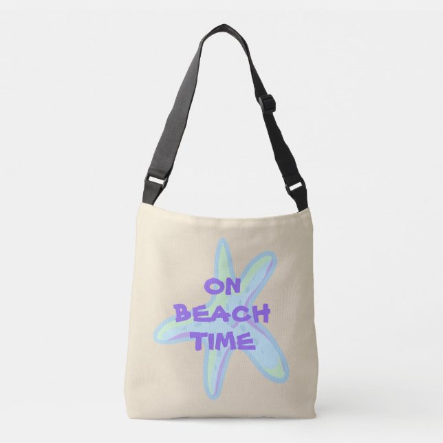 Om Beach Time Starfish Crossbody-blocket Axelväska (Framsida)