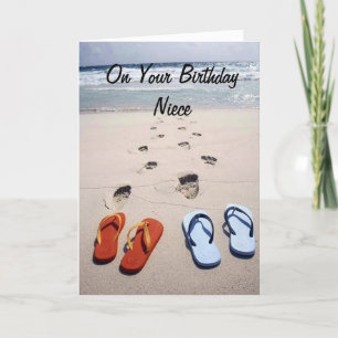 OM BIRTHDAG **NIECE* BEVARANDE STIL KORT