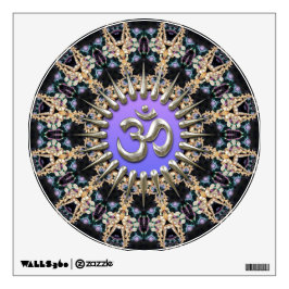 OM Bohemian Mandala Wall Sticker