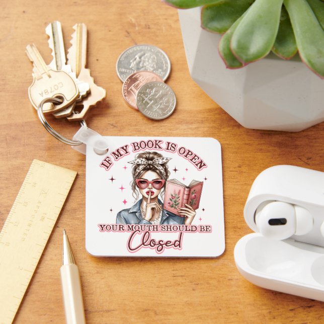 Om Bok är öppet.. Nyckelring (Skrivbord)