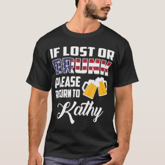 Om Borttappad eller dropp, gå tillbaka till Kathy T Shirt