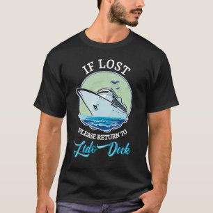 Om Borttappad, gå tillbaka till Lido Deck Cruise 1 T Shirt
